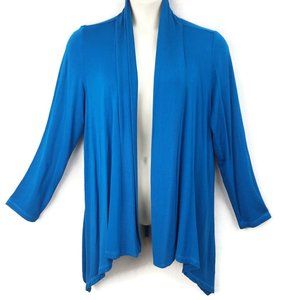 Liz Claiborne XXL Blue Open Knit Cardigan Sweater